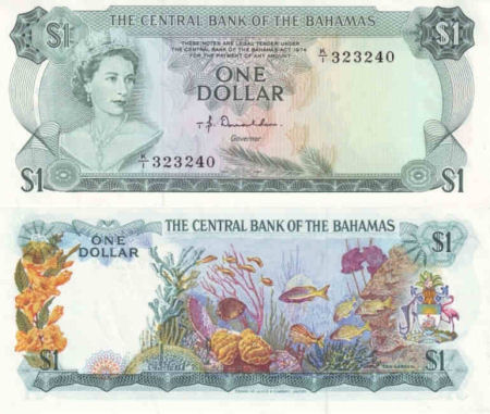 Bahamas - 1 dollar - 1974