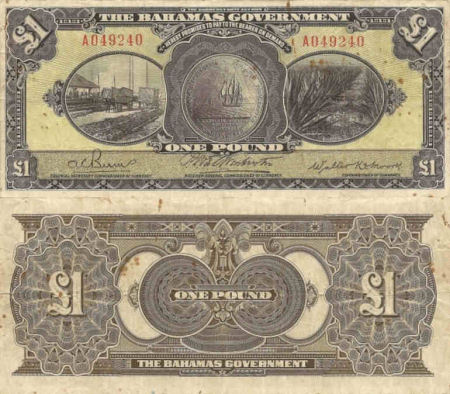 Bahamas - 1 pound - 1919