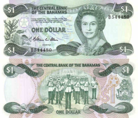 Bahamas - 1 dollar - 1974