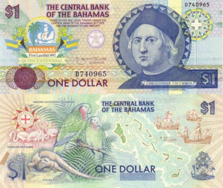 Bahamas - 1 dollar