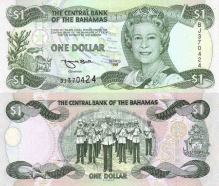 Bahamas - 1 dollar - 1996