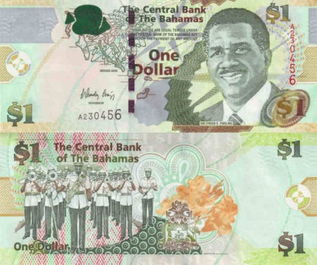 Bahamas - 1 dollar - 2008