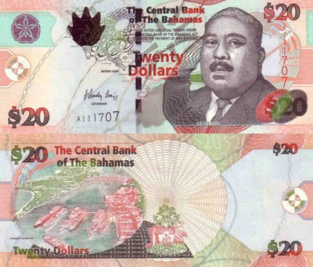 Bahamas - 20 dollars - 2006