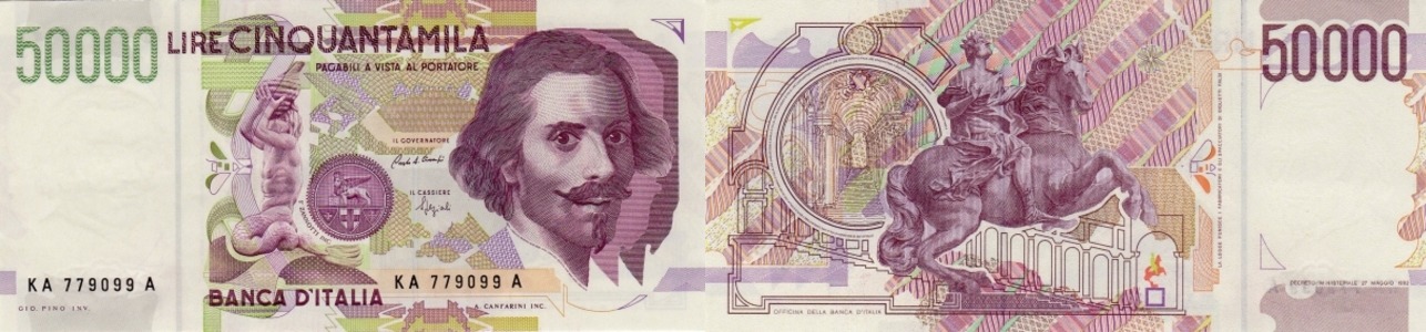 Italy - 50,000 lire - 27.05.1992