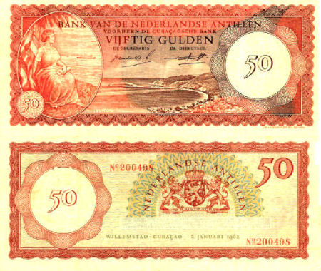 Netherlands Antilles - 50 gulden - 02.01.1962
