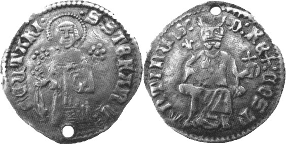 Serbia - 1 dinar - ND(1365-1421) ǀ Porodica Balsic