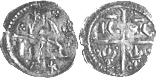 Serbia - 1 dinar - ž dinar (1389-1427) ǀ Prince and Despot Stefan Lazarevic - Hrebeljanovic