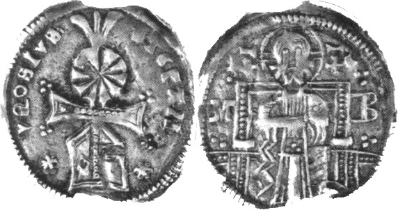 Serbia - 1 dinar - ND(1331-1355) ǀ Emperor Stefan Uros IV Dusan