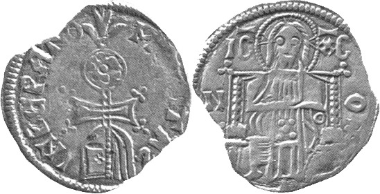 Serbia - 1 dinar - ND(1331-1355) ǀ Emperor Stefan Uros IV Dusan